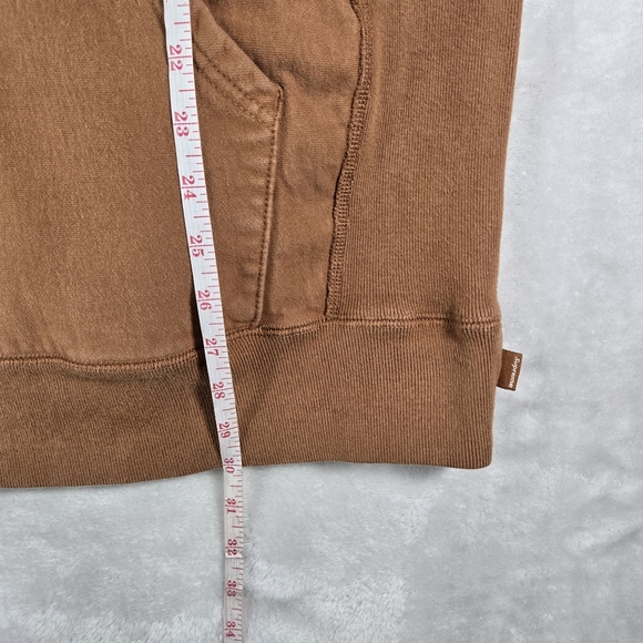 Supreme Teal Box Logo Rust Hoodie Size XL Pullover Mens Sweater Heavyweight - Picture 9 of 12